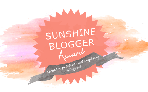 Sunshine Blogger Award 2020