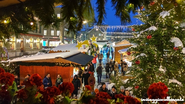 mercatini di natale di Berna in camper weihnachtmarkt